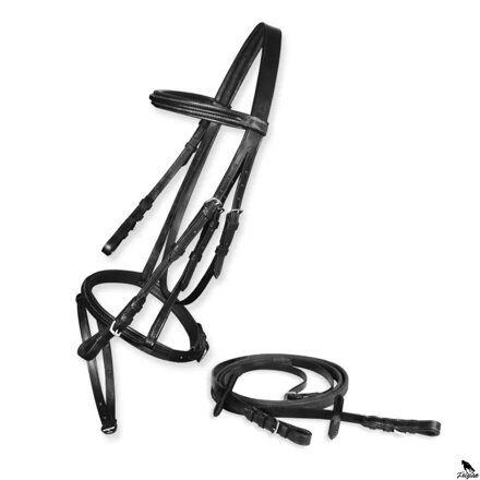 Rounded Bridle černe