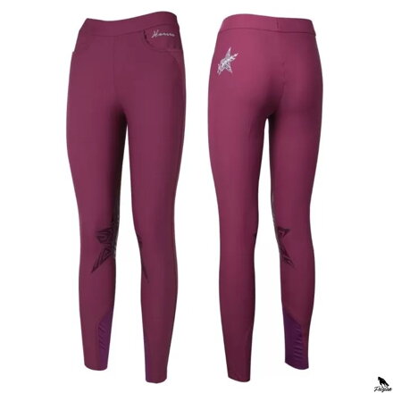 Horses Nessy Grip Leggings bordové