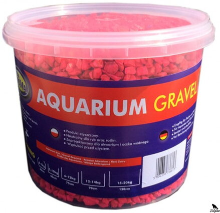 Akvarijní štěrk fluo růžový 5kg