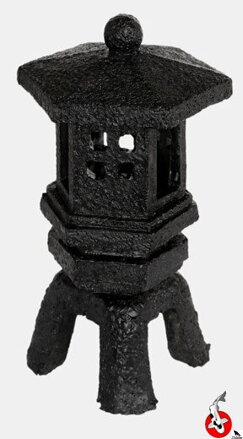ZEN DECO PAGODA černá 16cm