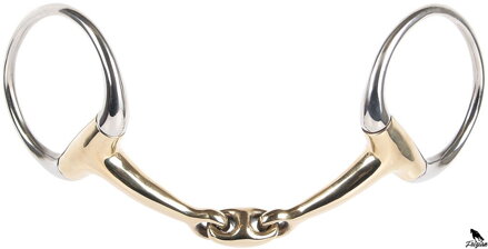 Dvojkloubové udidlo Anatomic Gold Bras