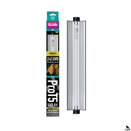 ARCADIA PRO T5 UVB SET SHADEDWELLER ARBOREAL 2,4% UVB 8 WATT
