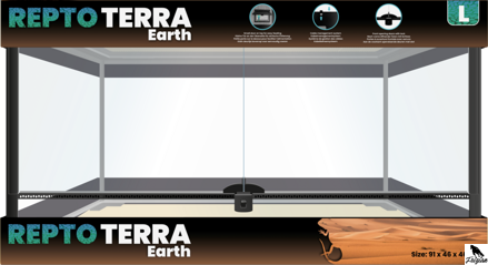 REPTO TERRA EARTH 91x46x46