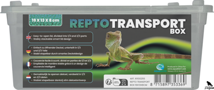 REPTO TRANSPORT BOX 19 X 13 X 8CM