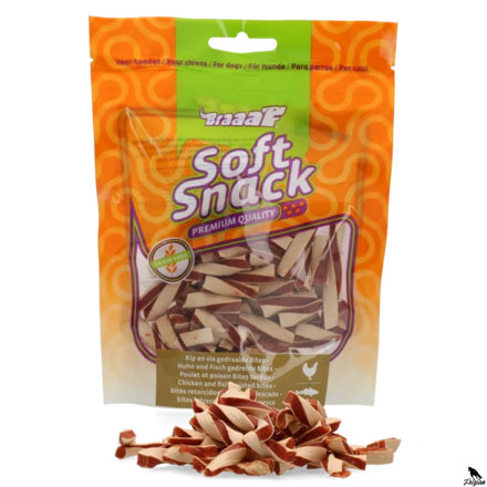 Braaaf kuře a ryby zkroucené sousta