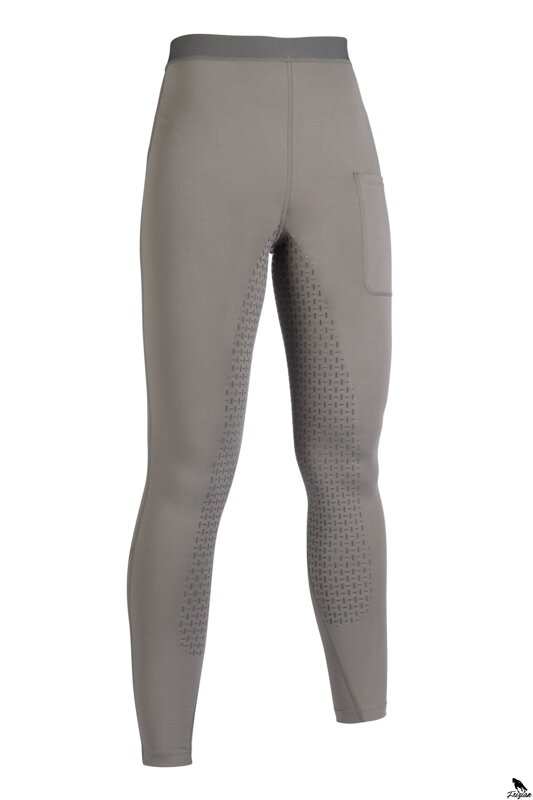 Riding leggings -Flow- silicone full seat oliva