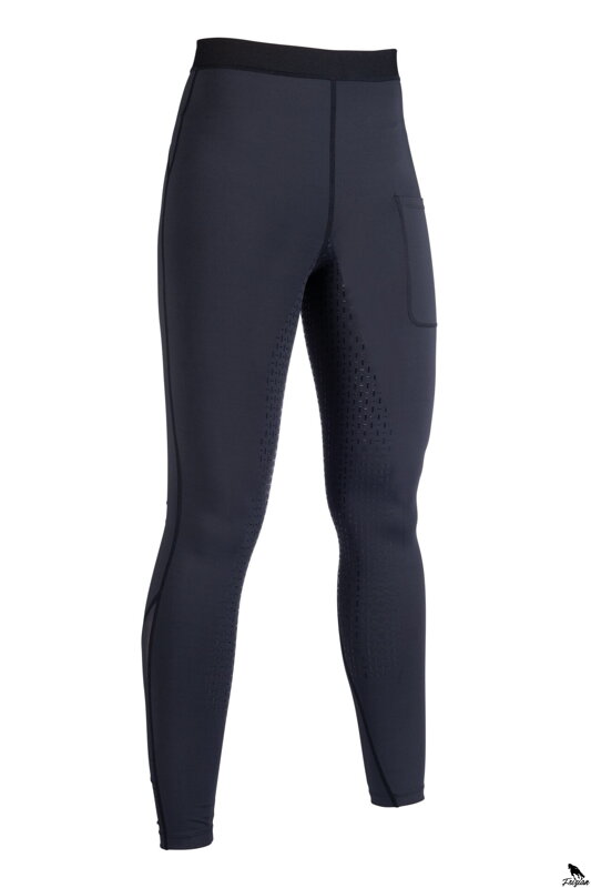 Riding leggings -Flow- silicone full seat čierne