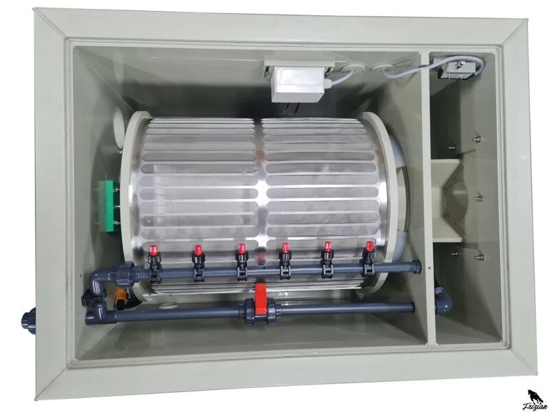 Bubnový filter PP35 vrátane preplachovacieho kanála  Bubnový filter PP35 vrátane preplachovacieho kanála