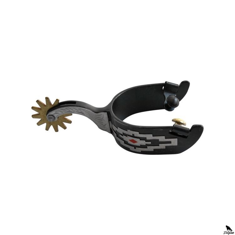 BLACK NAVAYO SPURS