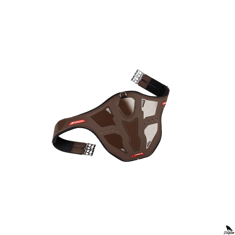 CARBON AIR STUD GIRTH hnedý CARBON AIR STUD GIRTH hnedý
