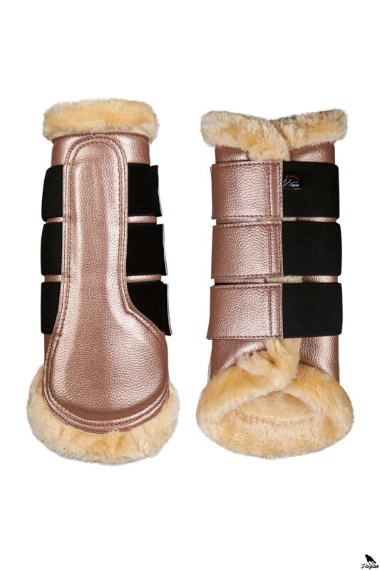 Ochranná obuv -Comfort Premium Fur- ružovozlaté