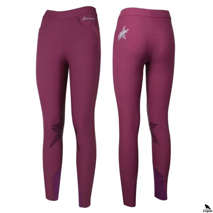 Horses Nessy Grip Leggings bordové