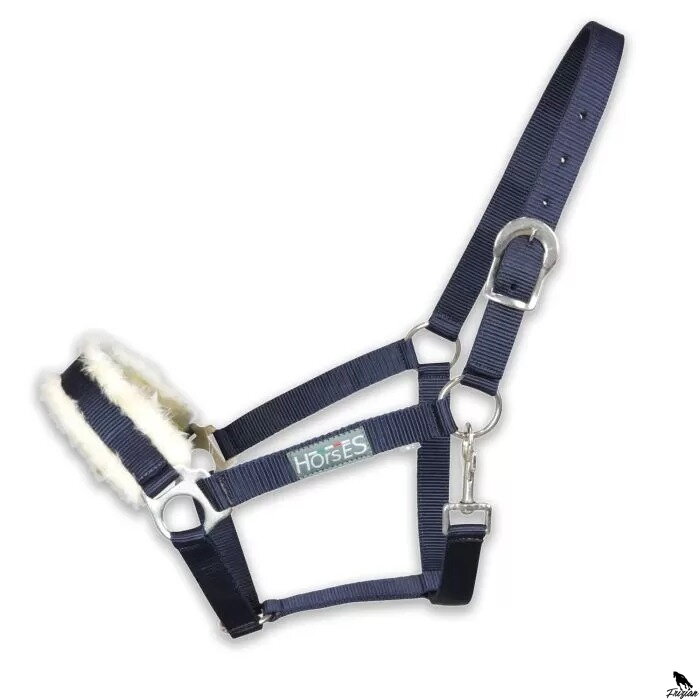 Horses Winry Halter s kožušinou modrá