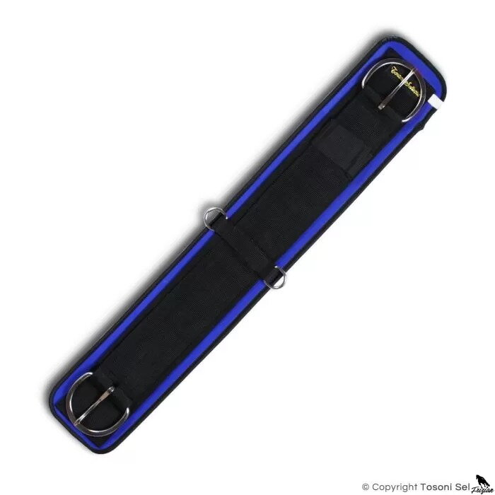 Girth Velcro blue