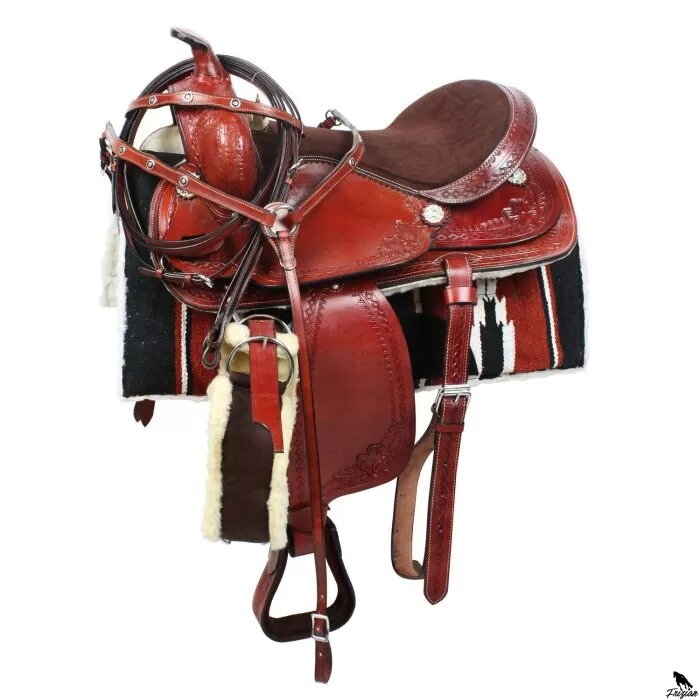 Western Amigo Saddle COMPLETE hnedé Western Amigo Saddle COMPLETE hnedé