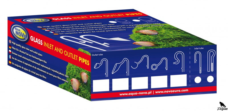 Set staklenih filterskih cijevi za izlaz i ulaz 12/16 mm