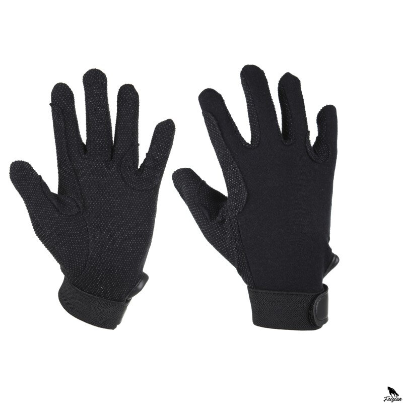 GLOVES COTTON černe