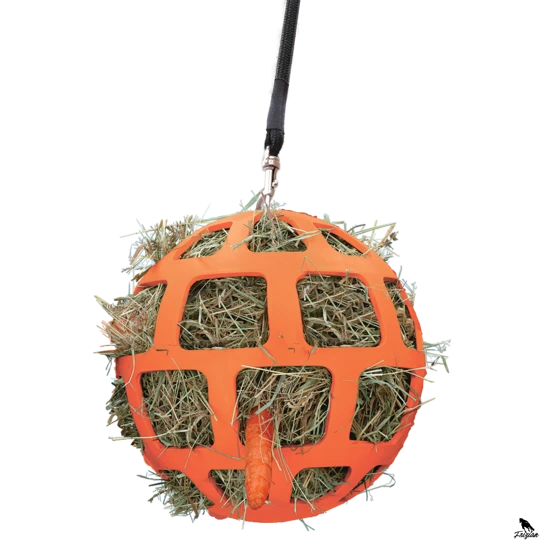 Krmný míč 22cm oranžový Krmný míč 22cm oranžový