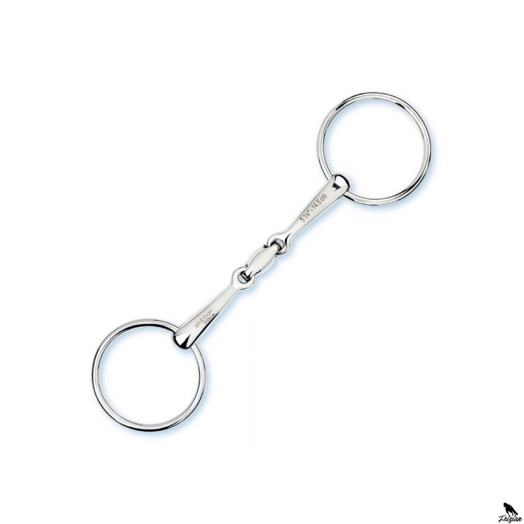 STUBBEN EASY-CONTROL LOOSE RING SNAFFLE, (1 PC)