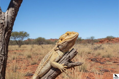 Agama bradatá (Pogona vitticeps)
